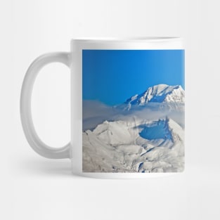 Mont Blanc from Les Arcs French Alps France Mug